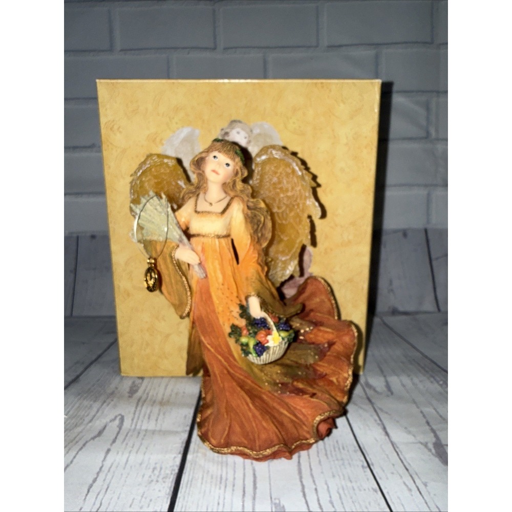 Boyds Charming Angels Althea Angel of Autumn Figurine 282307 Fall Decor